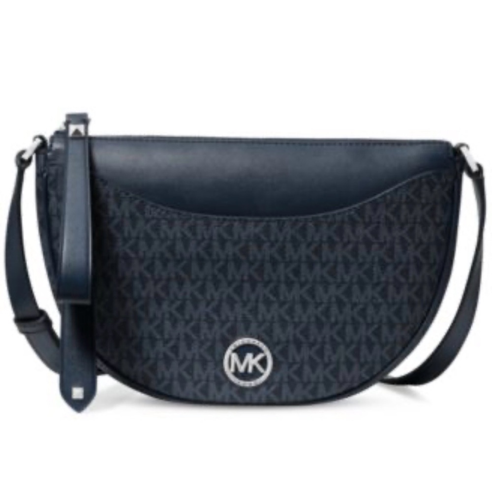 Michael Kors Small Dover Half Moon Crossbody Bag